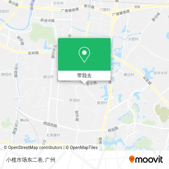 小榄市场东二巷地图