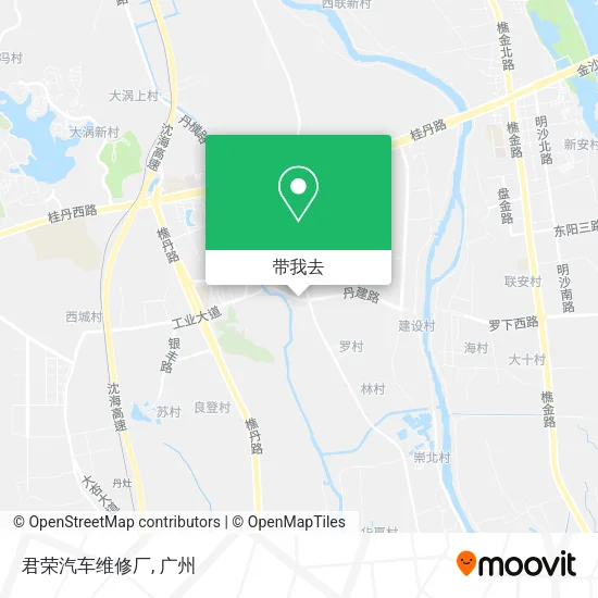 君荣汽车维修厂地图