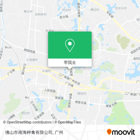 佛山市南海种禽有限公司地图