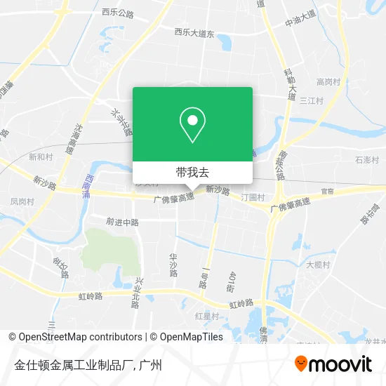 金仕顿金属工业制品厂地图