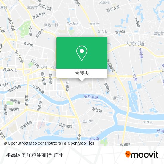 番禺区奥洋粮油商行地图