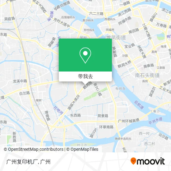 广州复印机厂地图