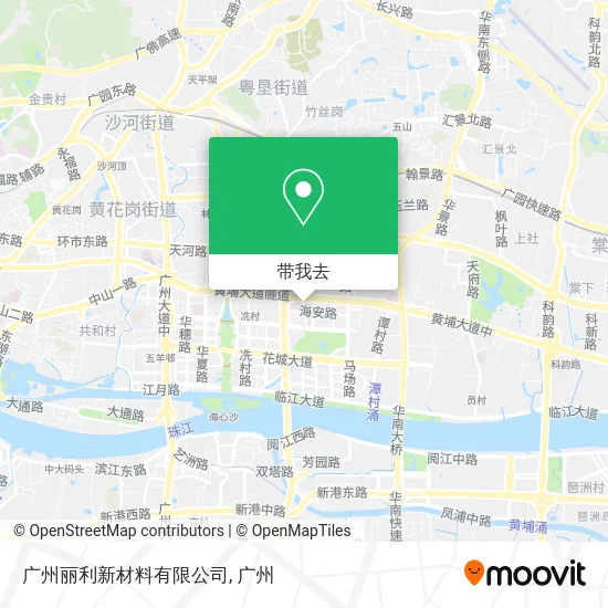广州丽利新材料有限公司地图