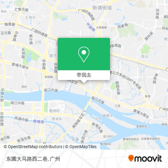 东圃大马路西二巷地图