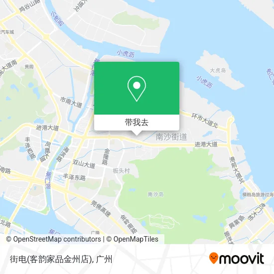 街电(客韵家品金州店)地图