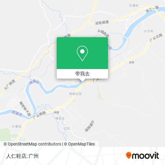 人仁鞋店地图