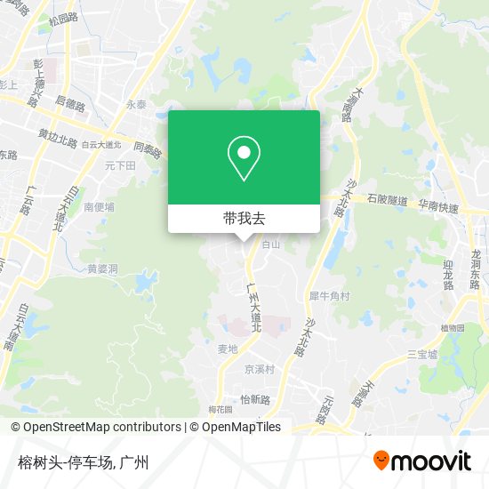 榕树头-停车场地图