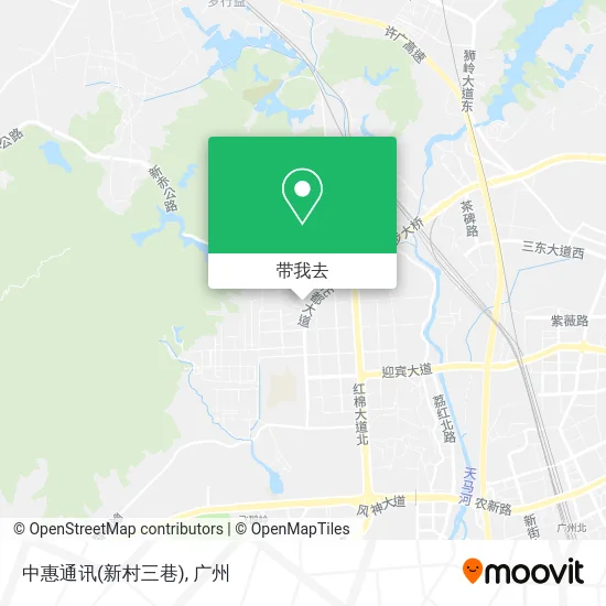 中惠通讯(新村三巷)地图