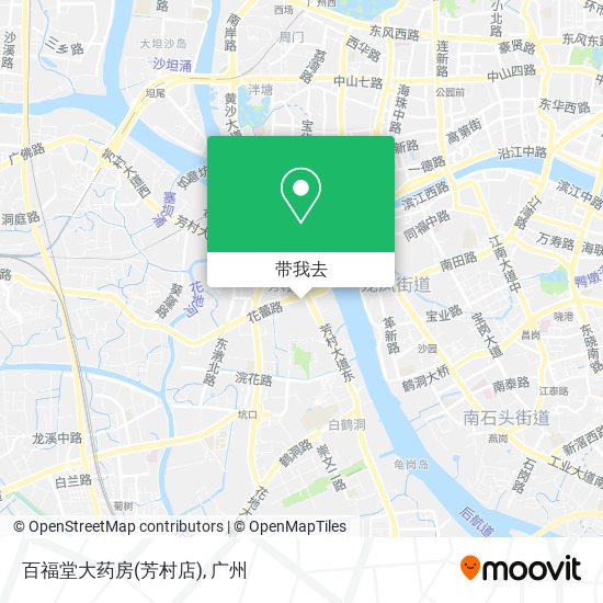 百福堂大药房(芳村店)地图