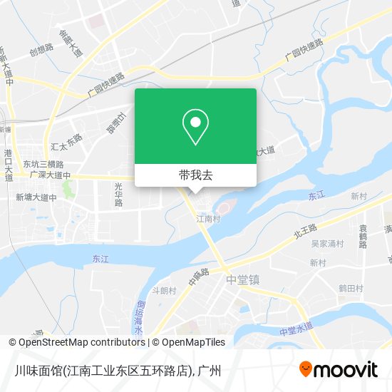 川味面馆(江南工业东区五环路店)地图