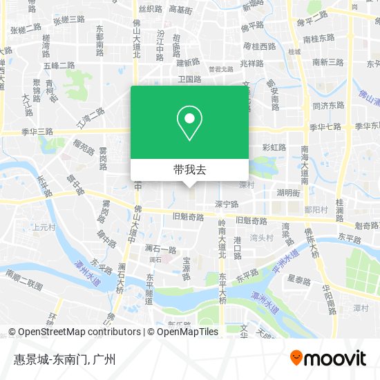 惠景城-东南门地图