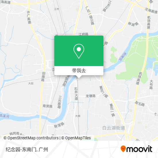 纪念园-东南门地图