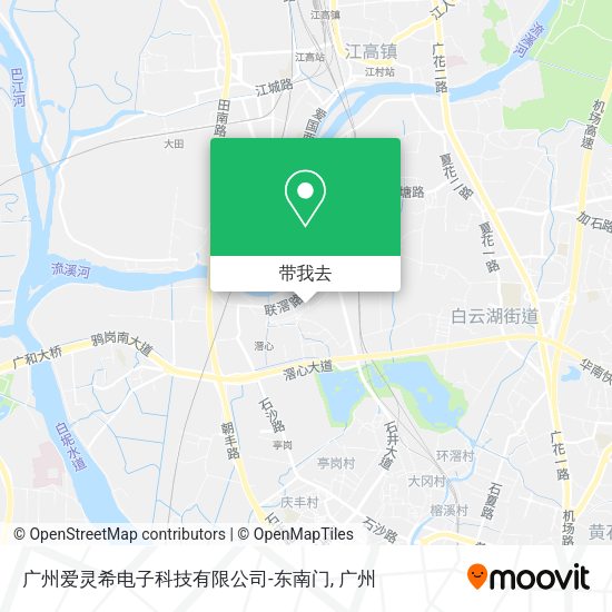 广州爱灵希电子科技有限公司-东南门地图
