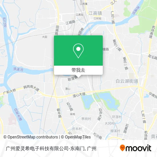 广州爱灵希电子科技有限公司-东南门地图