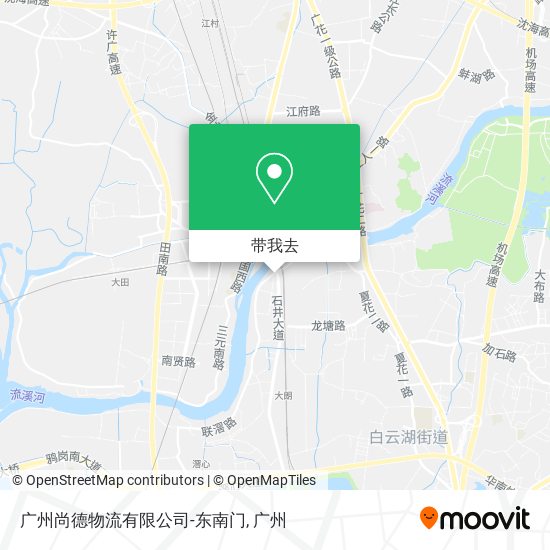 广州尚德物流有限公司-东南门地图