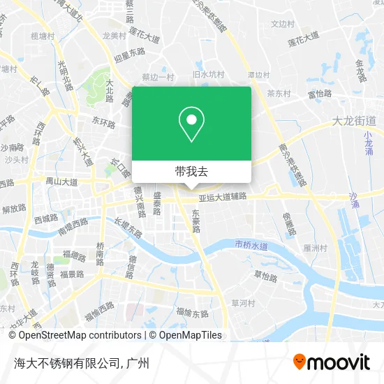 海大不锈钢有限公司地图