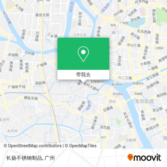 长扬不锈钢制品地图
