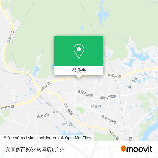 美宜多百货(火砖屋店)地图