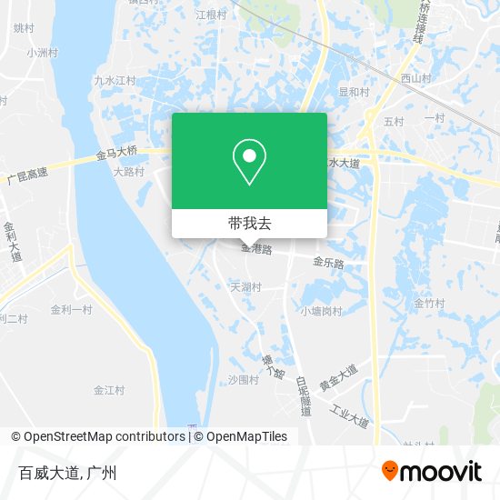 百威大道地图