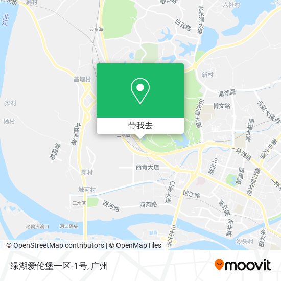绿湖爱伦堡一区-1号地图