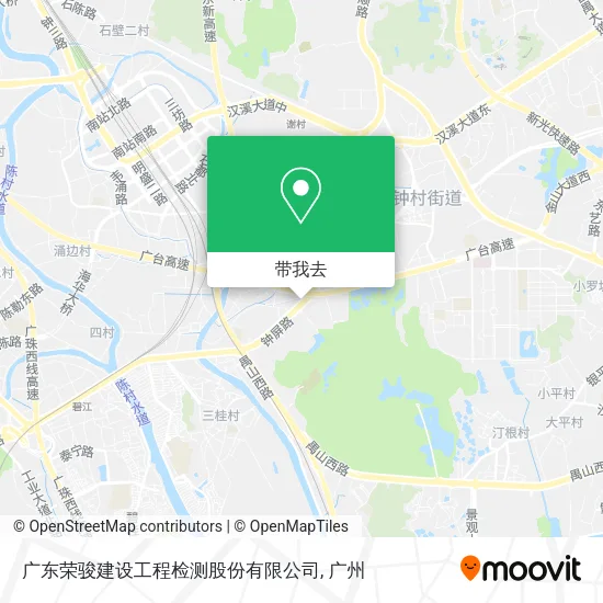 广东荣骏建设工程检测股份有限公司地图