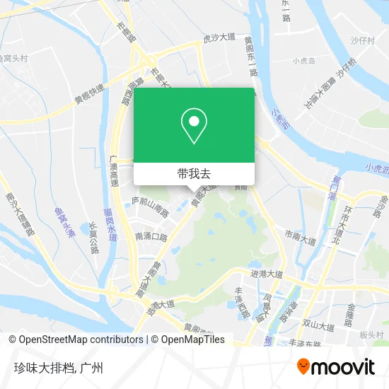 珍味大排档地图