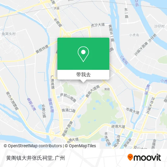 黄阁镇大井张氏祠堂地图