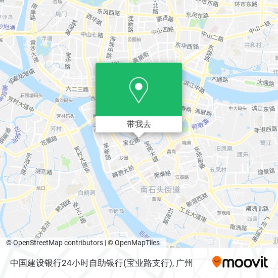 中国建设银行24小时自助银行(宝业路支行)地图
