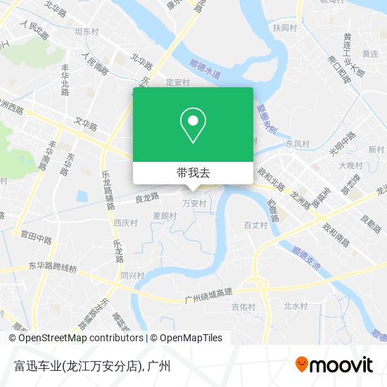 富迅车业(龙江万安分店)地图