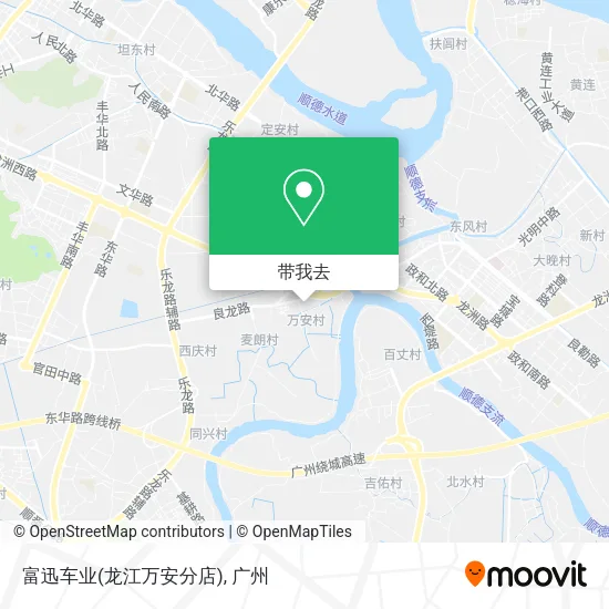 富迅车业(龙江万安分店)地图