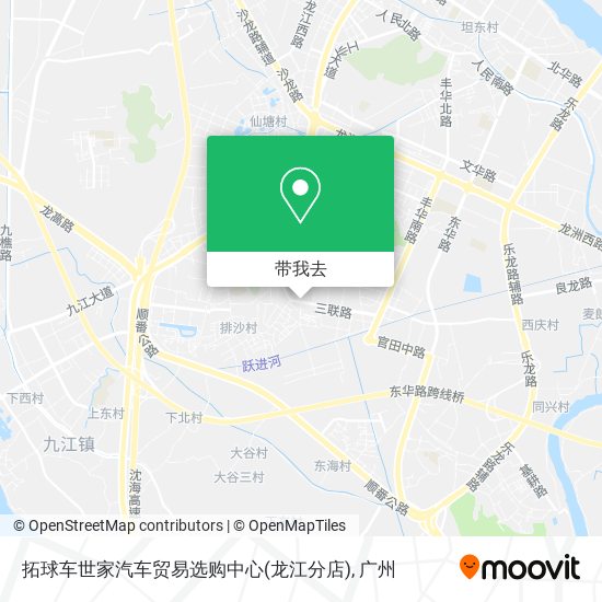 拓球车世家汽车贸易选购中心(龙江分店)地图