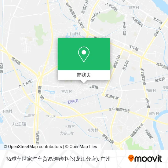 拓球车世家汽车贸易选购中心(龙江分店)地图