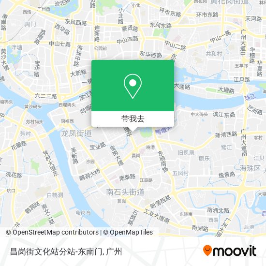 昌岗街文化站分站-东南门地图