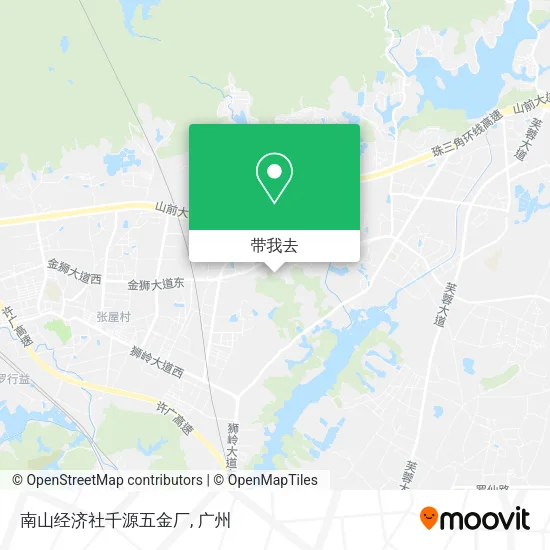 南山经济社千源五金厂地图