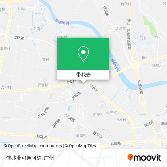 佳兆业可园-4栋地图