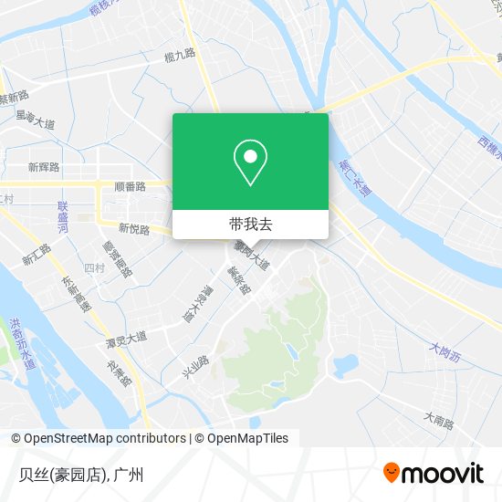 贝丝(豪园店)地图
