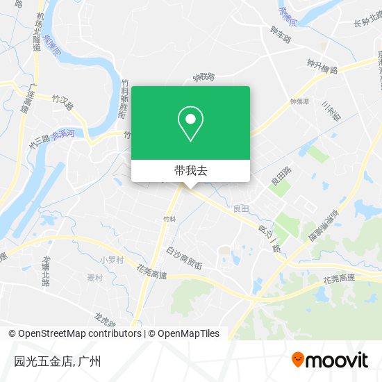 园光五金店地图