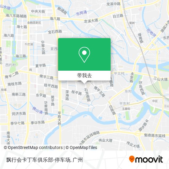 飘行会卡丁车俱乐部-停车场地图