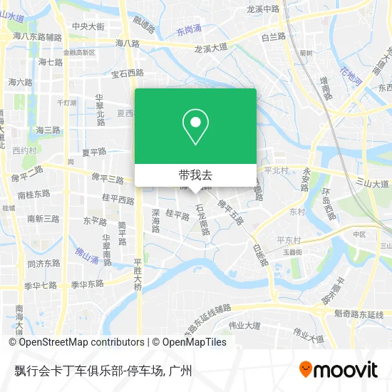 飘行会卡丁车俱乐部-停车场地图