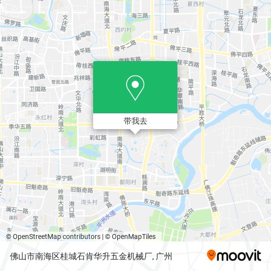 佛山市南海区桂城石肯华升五金机械厂地图
