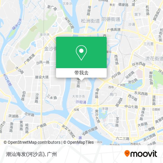 潮汕海发(河沙店)地图
