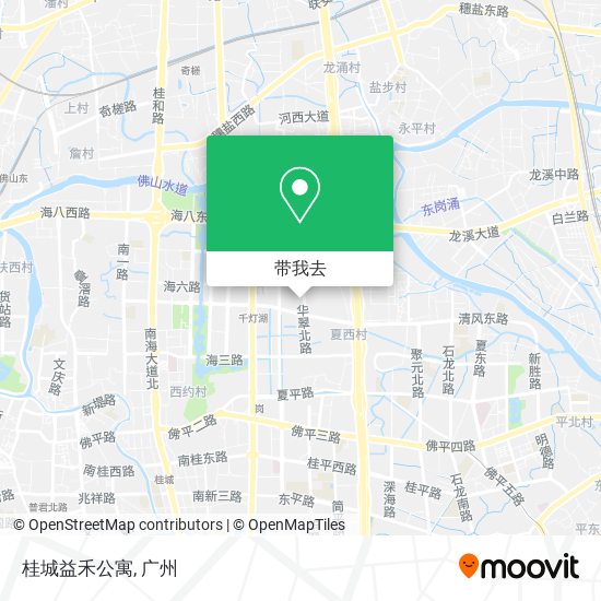 桂城益禾公寓地图