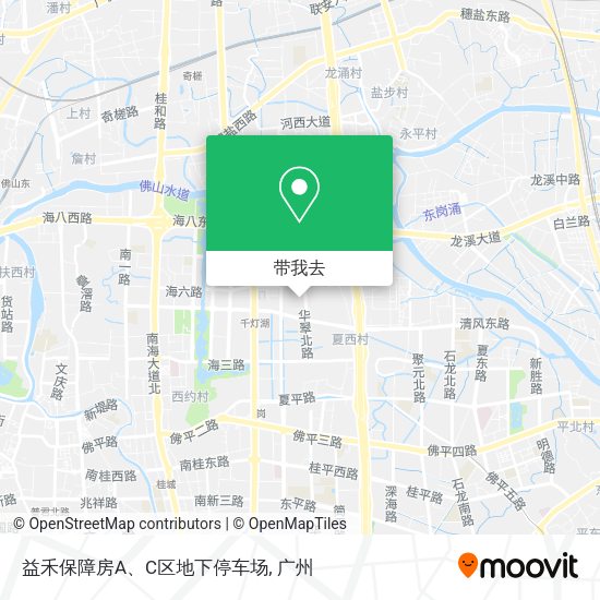 益禾保障房A、C区地下停车场地图