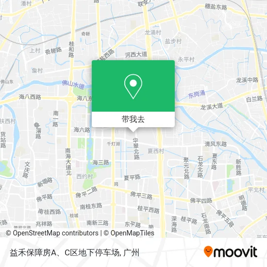 益禾保障房A、C区地下停车场地图