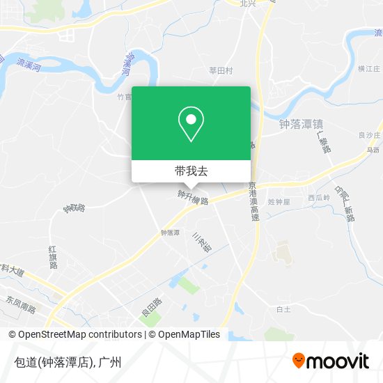 包道(钟落潭店)地图