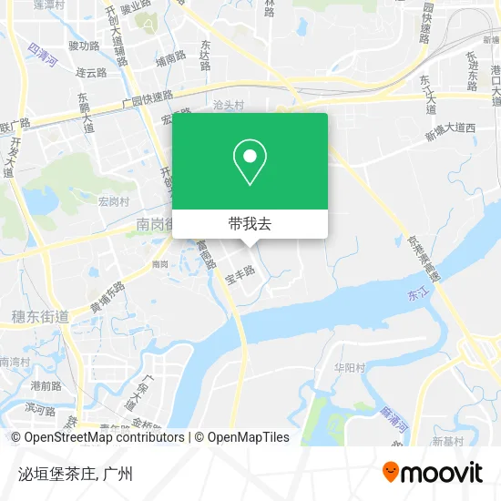 泌垣堡茶庄地图