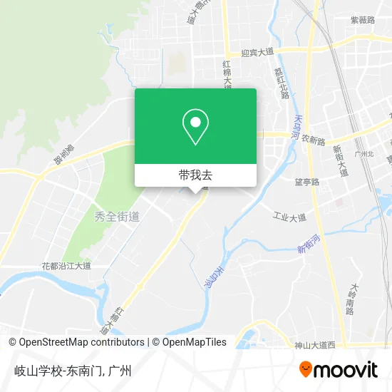 岐山学校-东南门地图