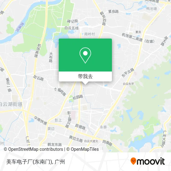 美车电子厂(东南门)地图