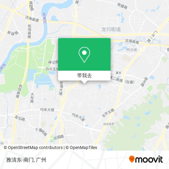 雅清东-南门地图