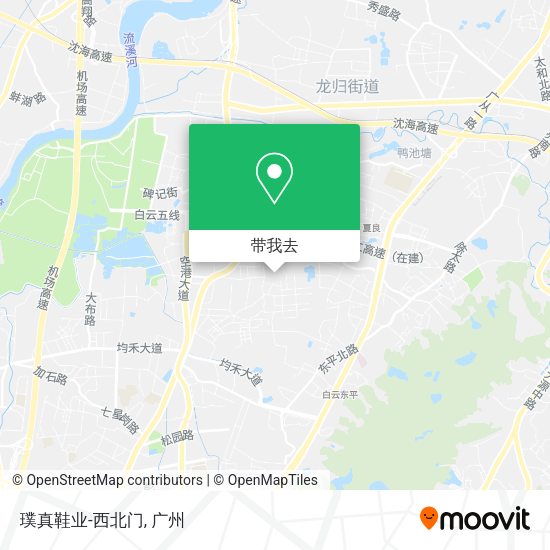 璞真鞋业-西北门地图